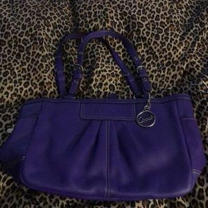 Coach leather purse